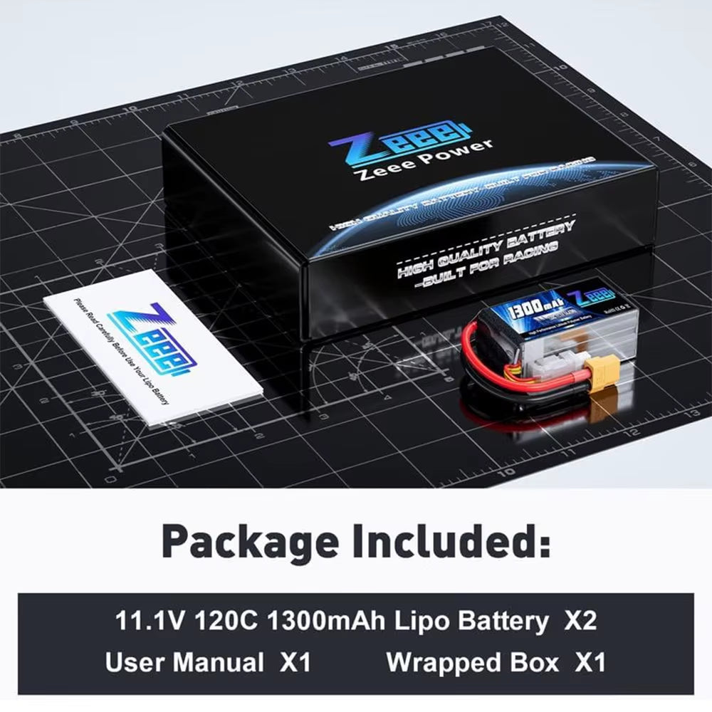 2Pcs 3S FPV Drone Battery 11.1V 120C 1300Mah Softcase with XT60 Plug for RC Car Airplane Boats Racing Models Lipo Parts