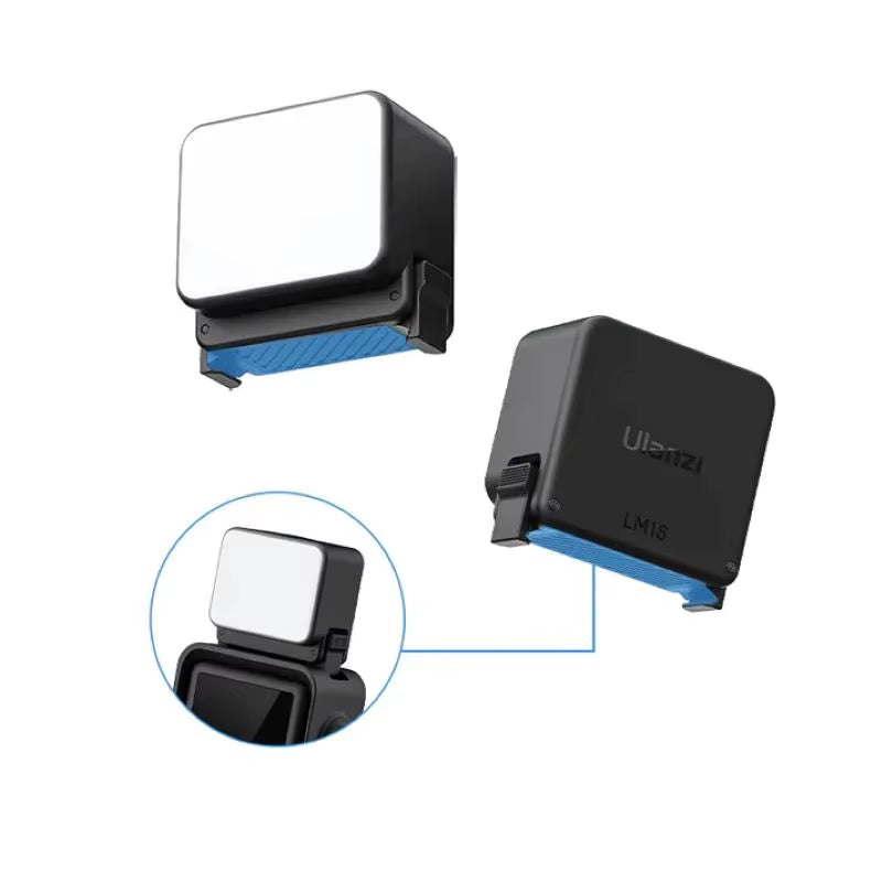 LM18 Mini LED Video Light for DJI Osmo Action 4/3 & Pocket 3