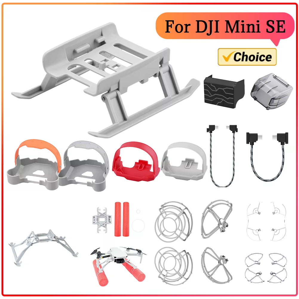 Extended Height Foldable Landing Gear Tripod Stand Mini Drone Accessories Extension Legs for DJI Mini 2/Mavic Mini