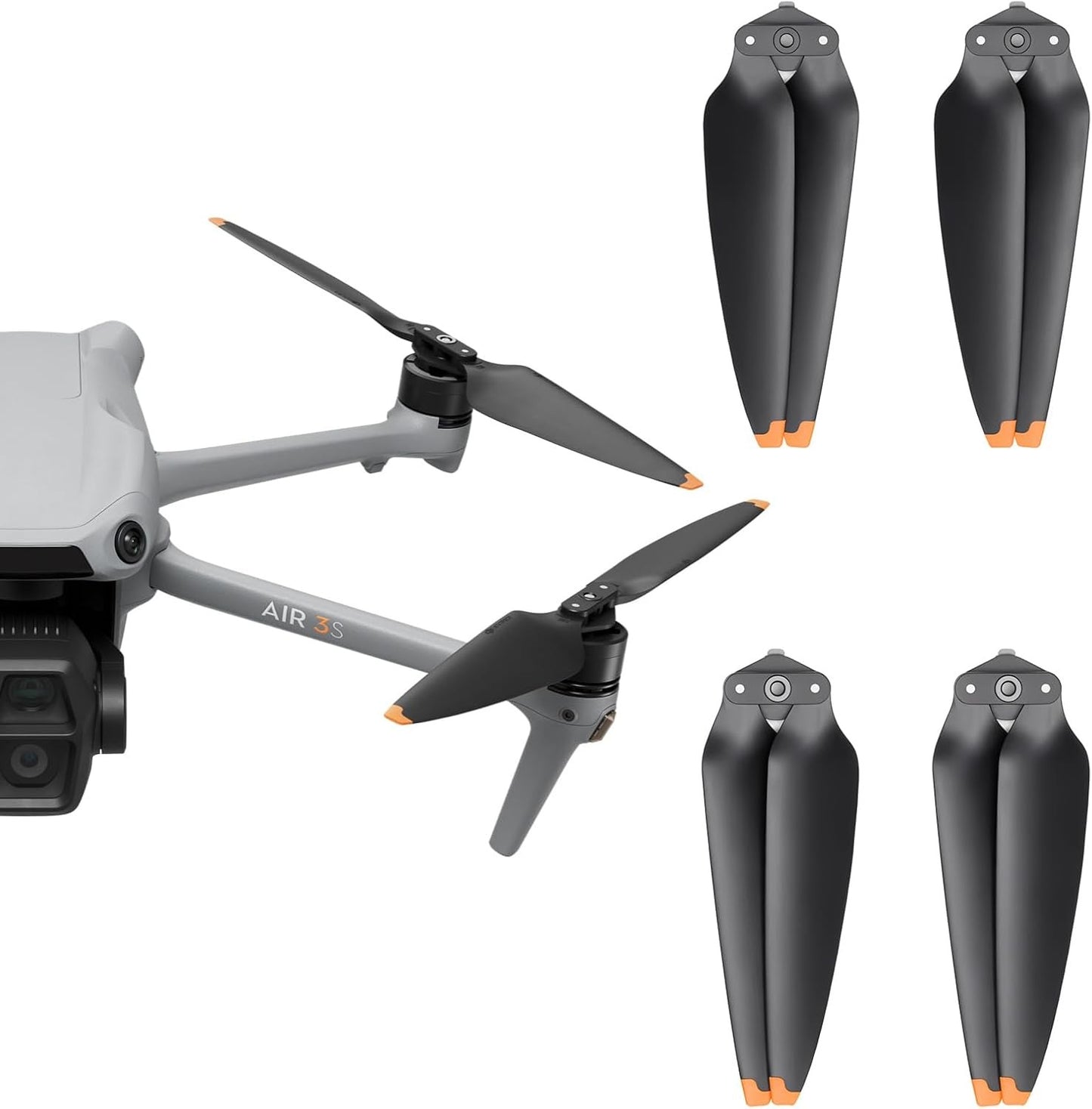 4PCS Air 3 Propellers for DJI Air 3 or Air 3S Drone Accessories Quick-Release Lo