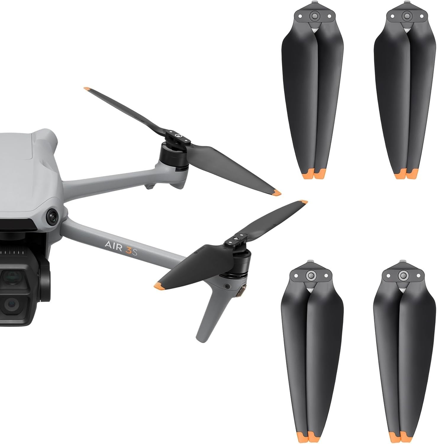 4PCS Air 3 Propellers for DJI Air 3 or Air 3S Drone Accessories Quick-Release Lo