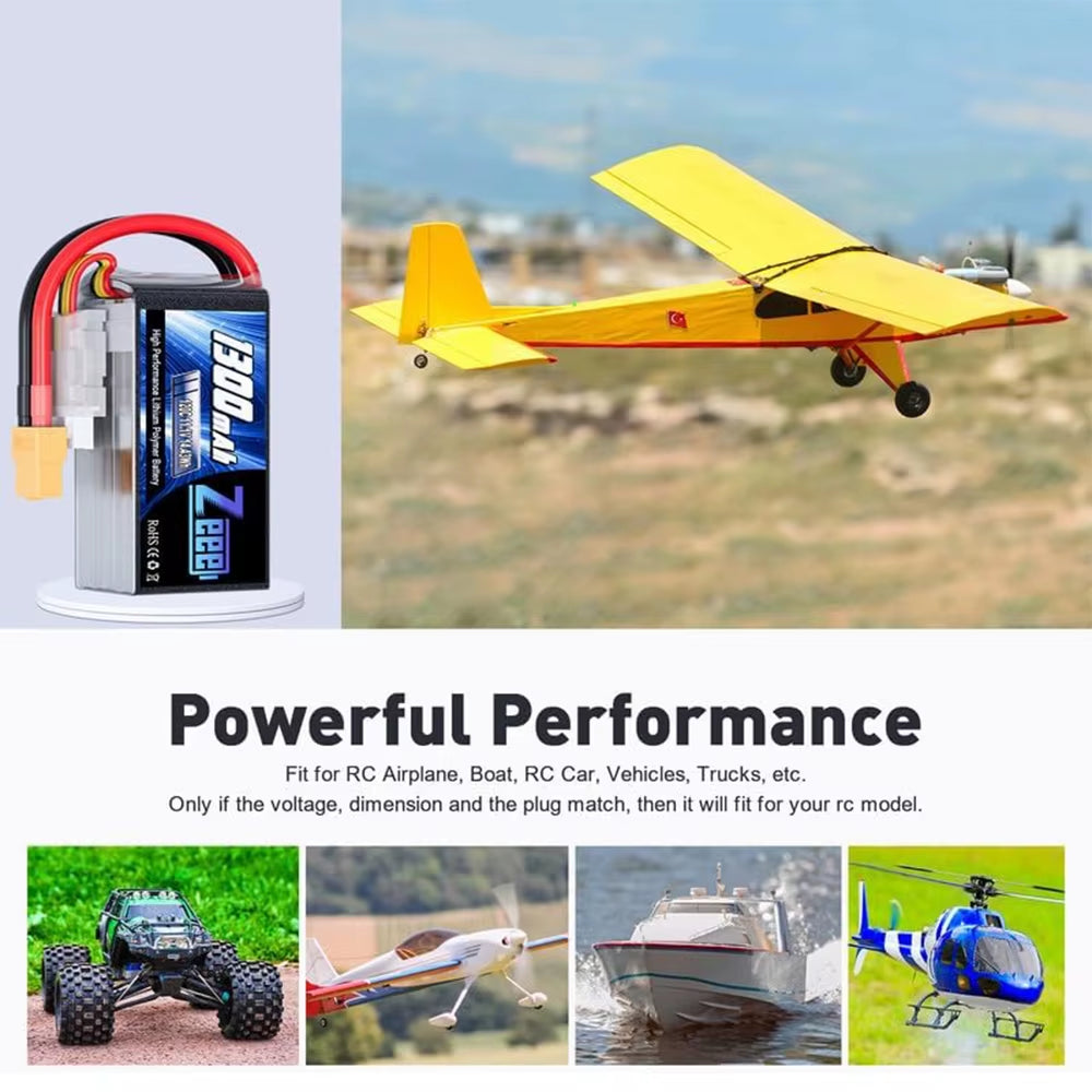 2Pcs  3S FPV Drone Battery 11.1V 120C 1300Mah Softcase with XT60 Plug for RC Car Airplane Boats Racing Models Lipo Parts