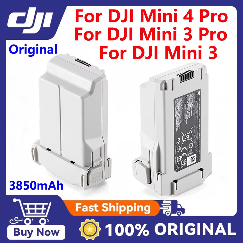 100%Original Intelligent Flight Battery for  Mini 4 Pro/Mini 3 Pro/Mini 3 plus Capacity 3850Mah 45 Minutes Time Drone Battery
