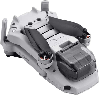 ​Mini 2 /Mini SE Gimbal Protector Kit: Camera Lens Cover Cap + Tempered Films (2 Sets) + Lens Hood Sunshade Gimbal Guard, 3-In-1 Lens Protection Accessories for DJI Mini 2/Mavic Mini/Mini SE