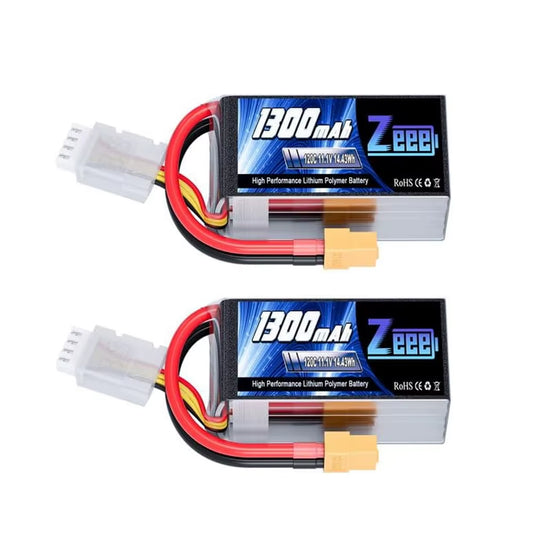 2Pcs  3S FPV Drone Battery 11.1V 120C 1300Mah Softcase with XT60 Plug for RC Car Airplane Boats Racing Models Lipo Parts
